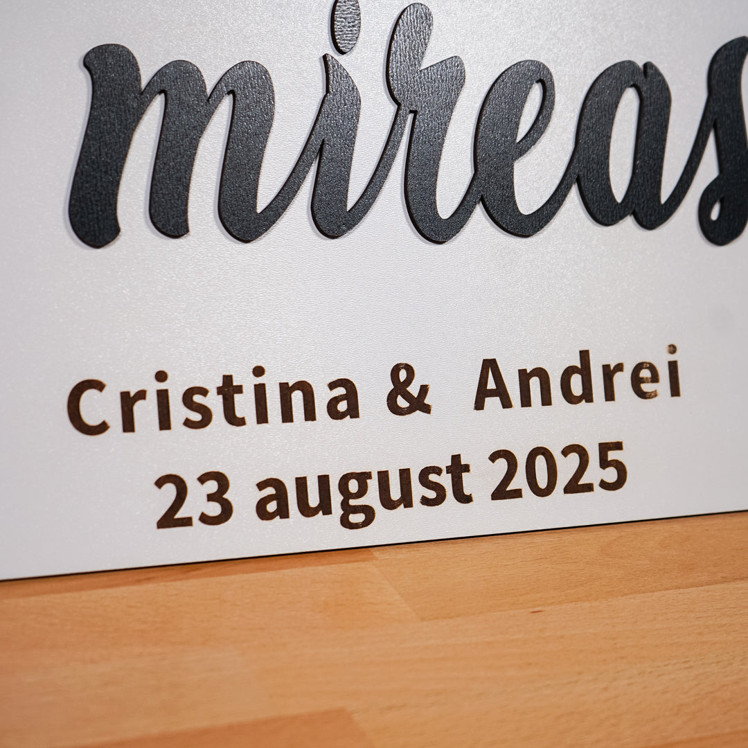 Placuta "Bine ati venit la mireasa", MDF