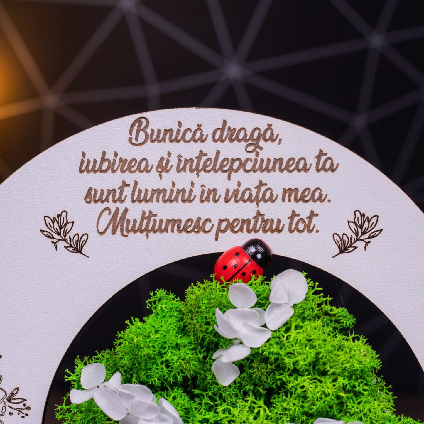 Placheta cadou pentru bunica, 18x18cm