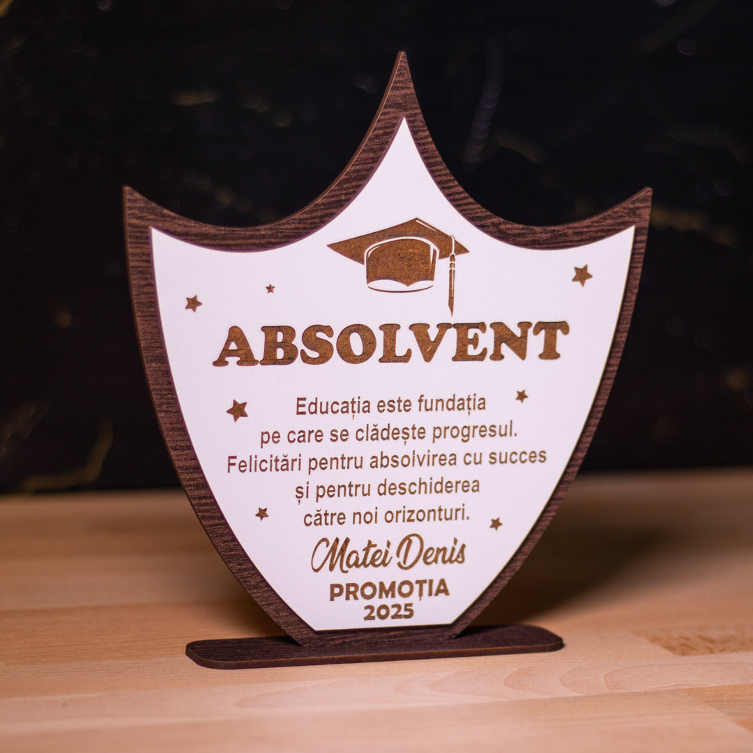 Scut decorativ pentru serbare școlară