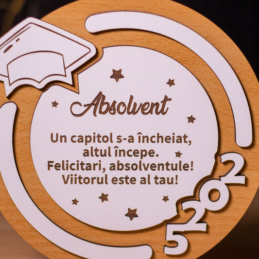 Cadou absolvire grădiniță sau școală – trofeu decorativ
