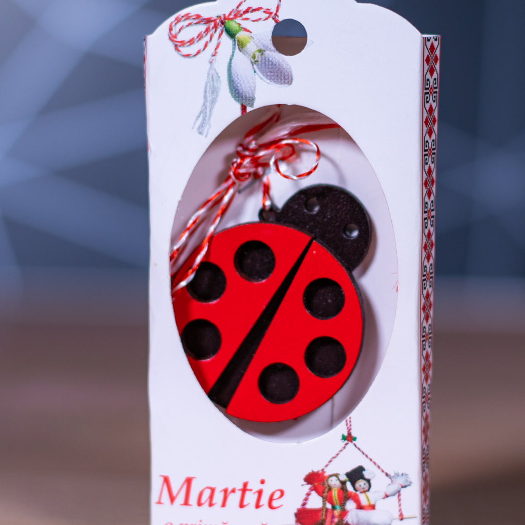 Mărțișor Buburuză Roșie