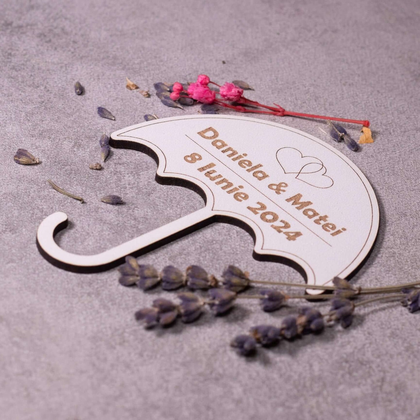 Marturii de nunta Model Umbrela, lateral