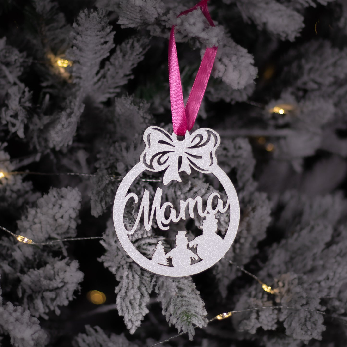 Globuleț din lemn - Pentru „Mama”