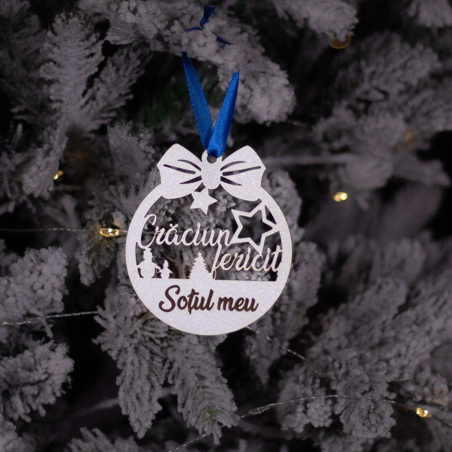 Globuleț din lemn - „Soțul meu”