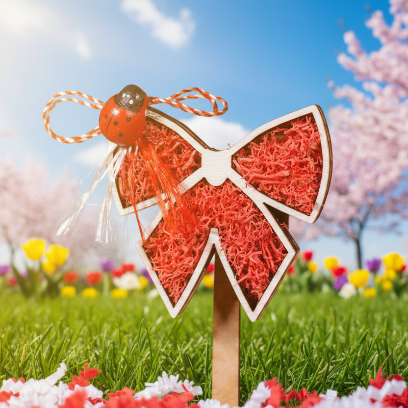 Martisor magnet cu licheni - Fundita