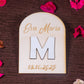 Magnet botez rustic – cu gravură personalizată