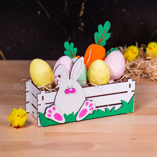 Coșulet de Paște- Iepuraș cu Morcovi