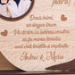 Cadou personalizat de nuntă – design elegant pentru proaspeți căsătoriți