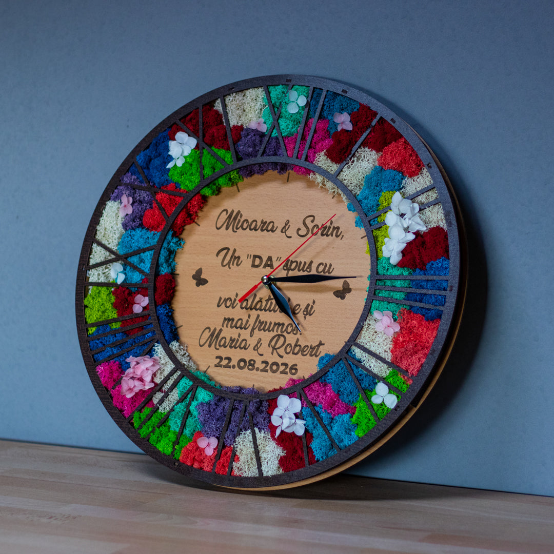 Ceas cu Licheni Personalizat – "Cerere nasi"