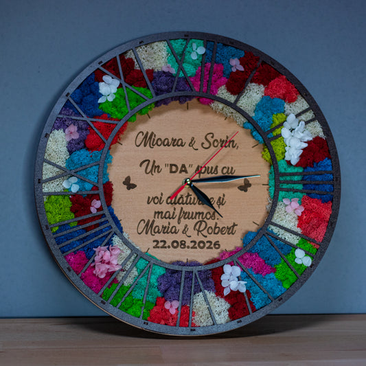 Ceas cu Licheni Personalizat – "Cerere nasi"