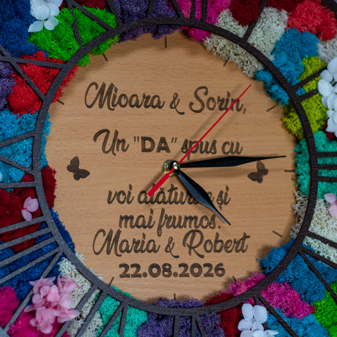 Ceas cu Licheni Personalizat – "Cerere nasi"