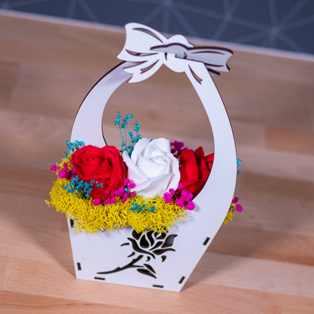 Cosulet din MDF cadou de Martisor