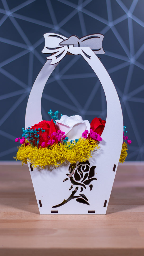 Cosulet din MDF cadou de Martisor