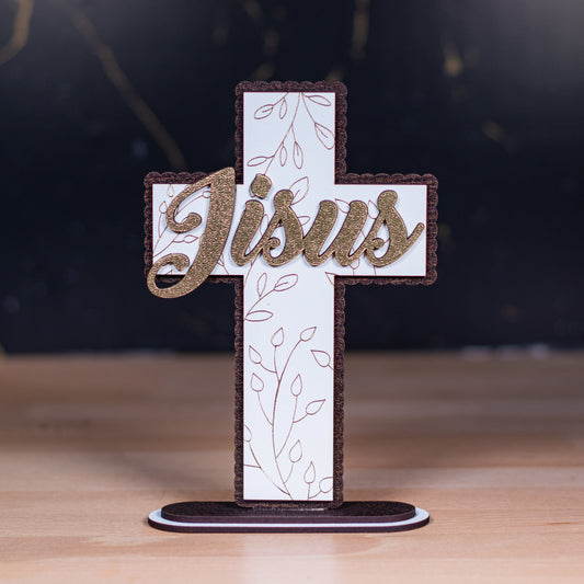 Cruce decorativa- Iisus, 10 x 15 cm