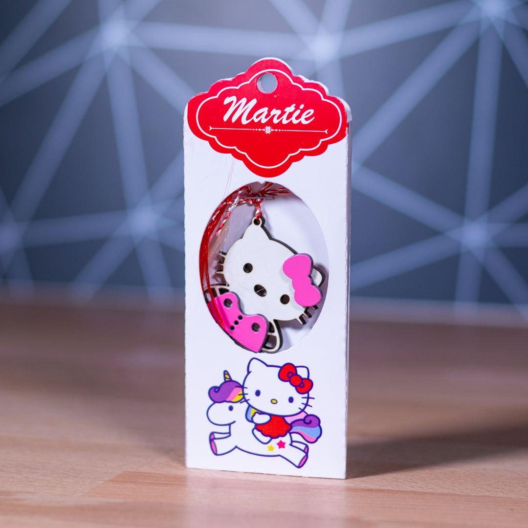 Martisor model pisica roz