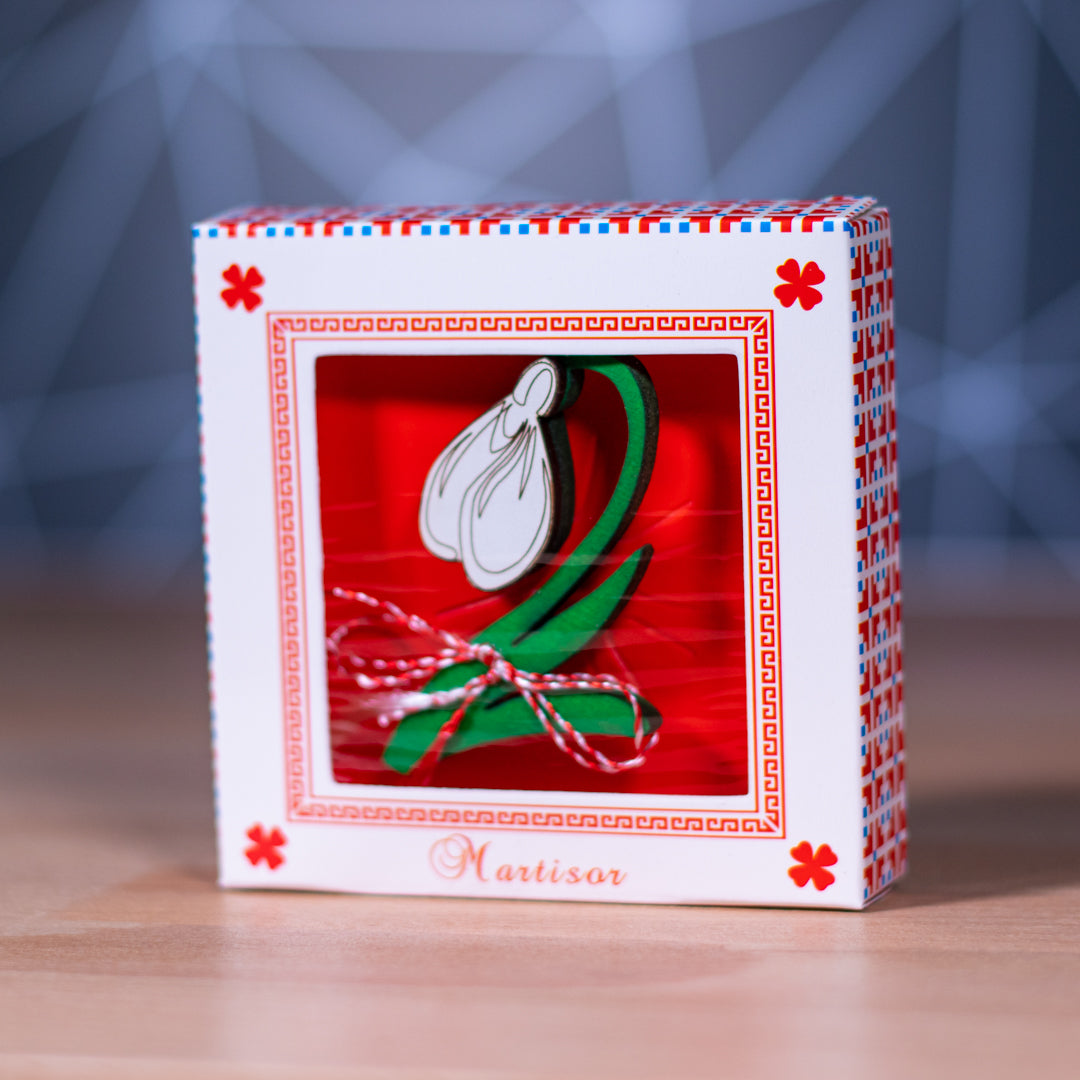 Martisor brosa - Model ghiocel