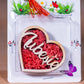 Martisor magnet cu licheni - Iubeste