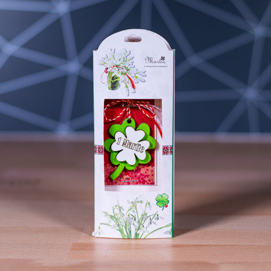 Martisor trifoi verde- 1 Martie