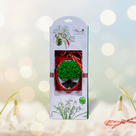 Mărțișor Pomisor cu Licheni – Handmade