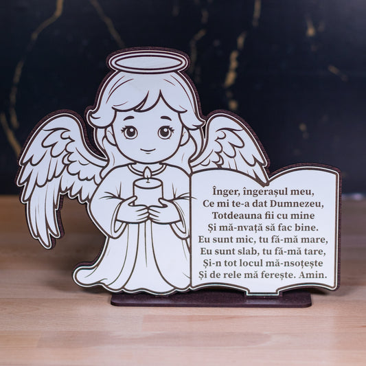 Placheta- Înger, Îngerașul meu! 23 x 18 cm