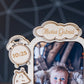 Rama foto pentru nou-nascut personalizata cu detaliile nasterii - Model clasic 2