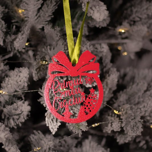 Globuleț din lemn - „Primul meu Crăciun”