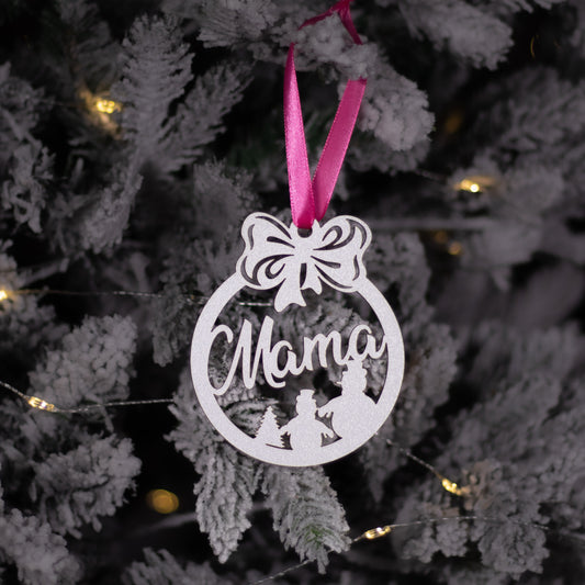 Globuleț din lemn - Pentru „Mama”