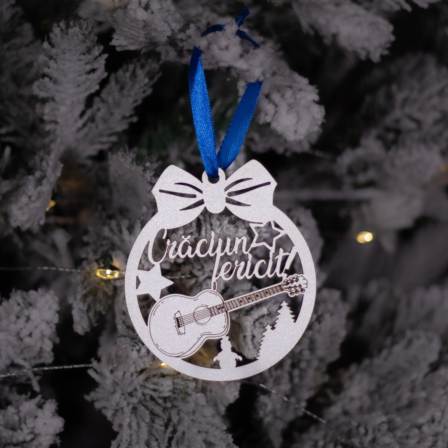 Globuleț din lemn - cu Chitară