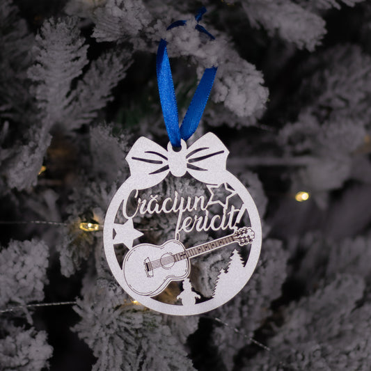 Globuleț din lemn - cu Chitară