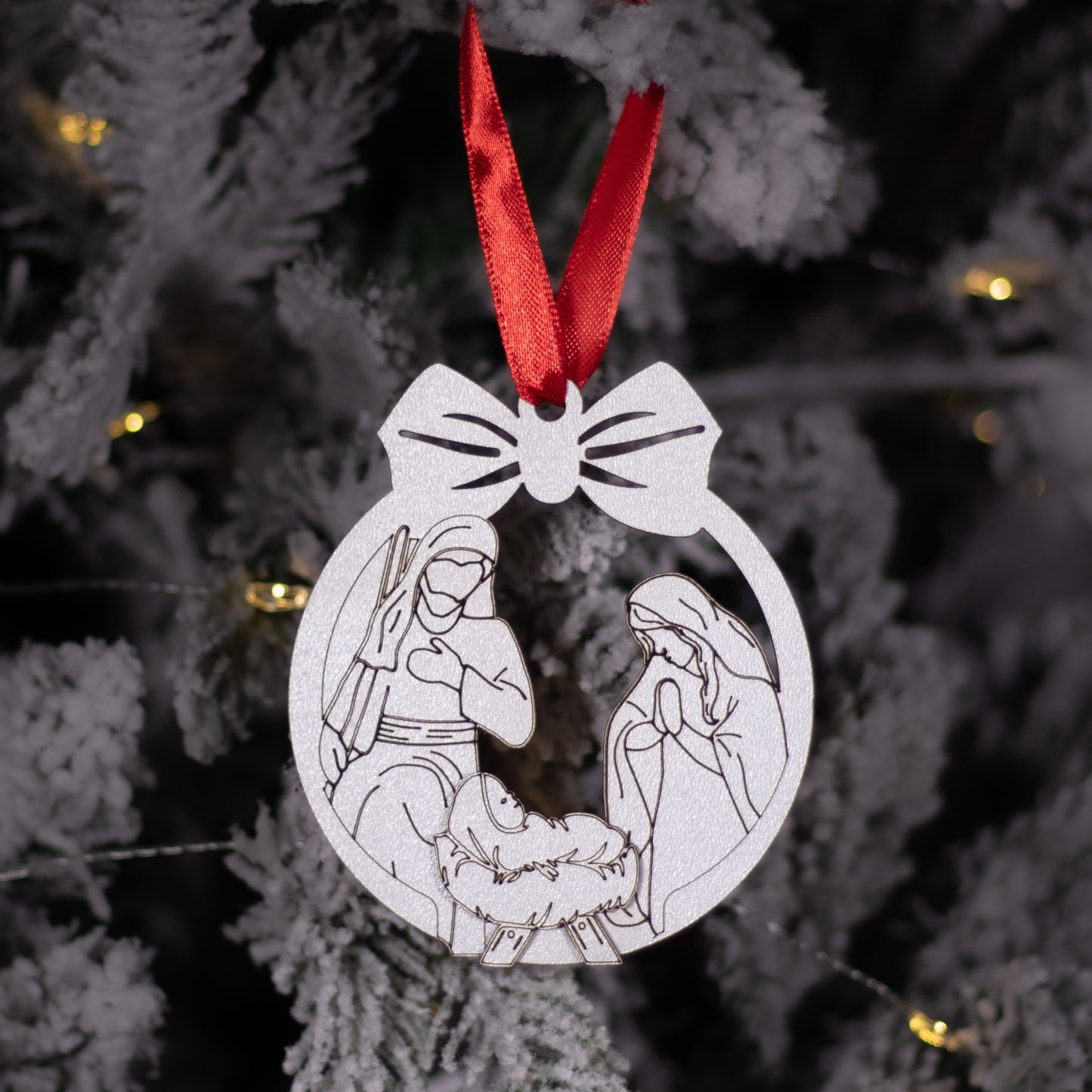 Globuleț din lemn - „Nașterea Domnului în Iesle”