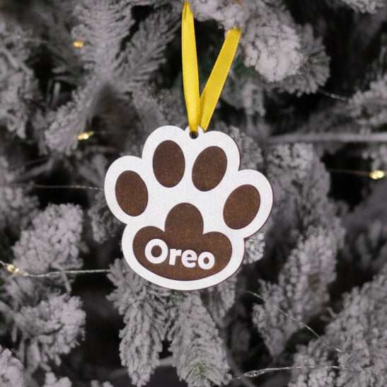 Globuleț din lemn „Lăbuța de cățel/pisică”